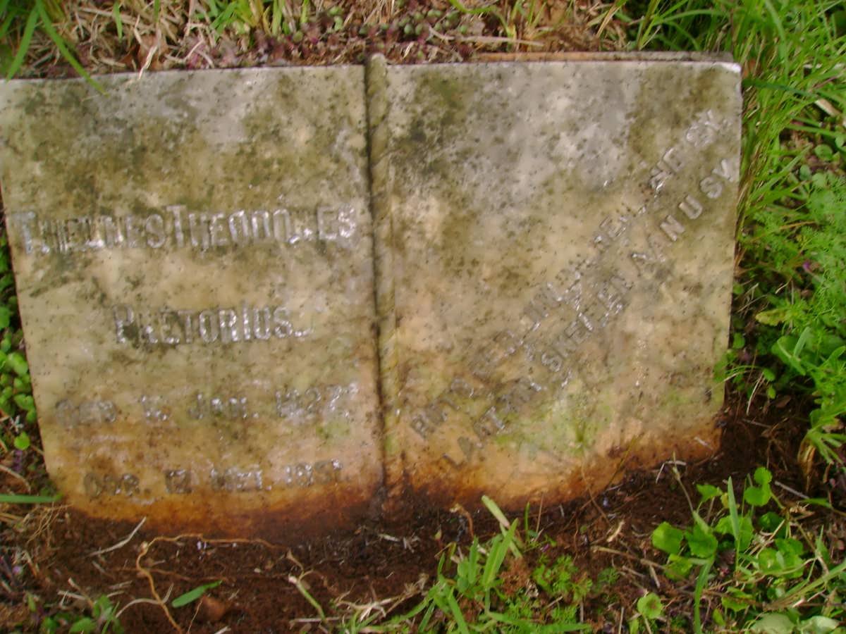 PRETORIUS Theunis Theodores 1922-1951
