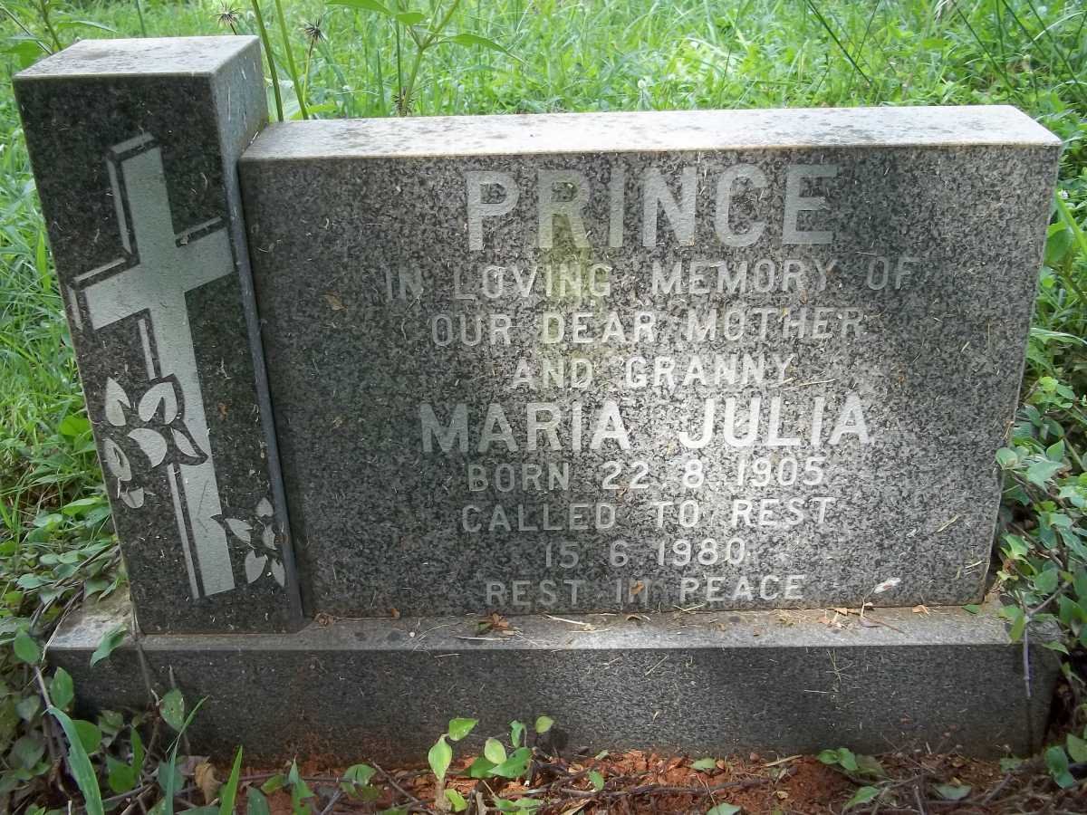 PRINCE Maria Julia 1905-1980