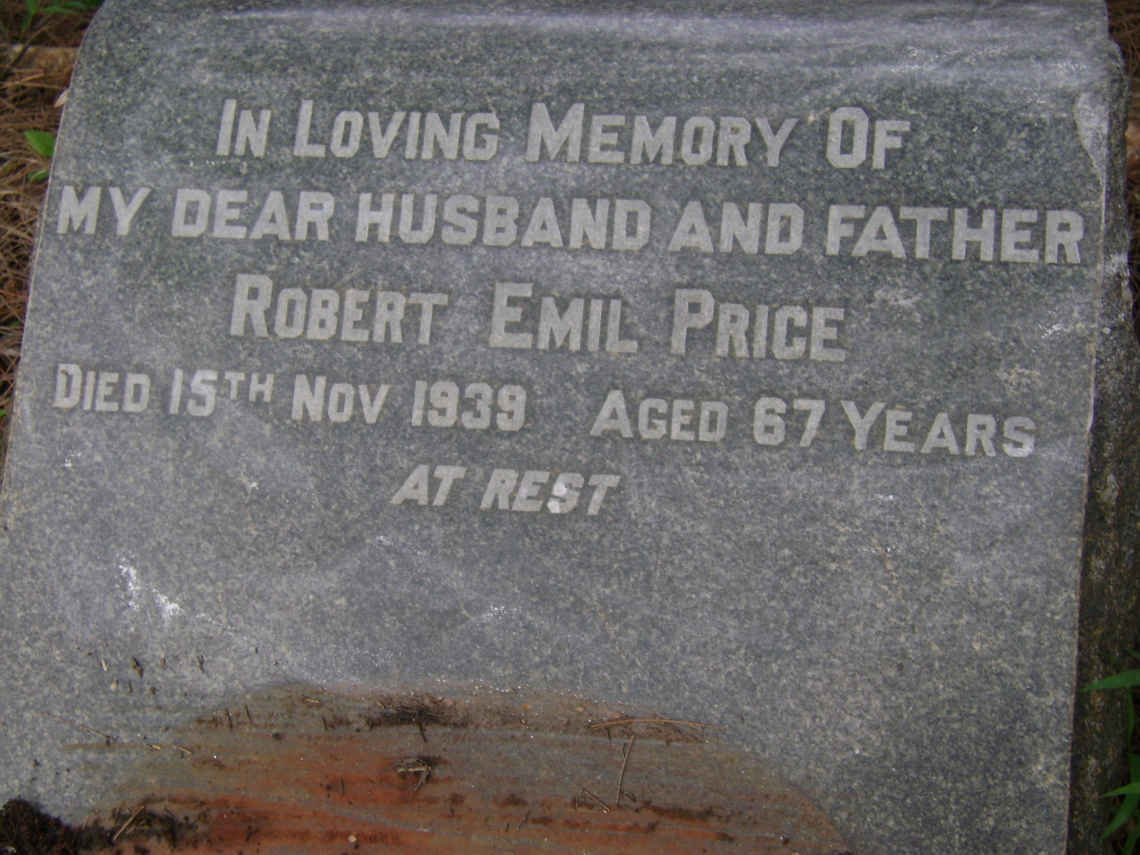 PRICE Robert Emil -1939