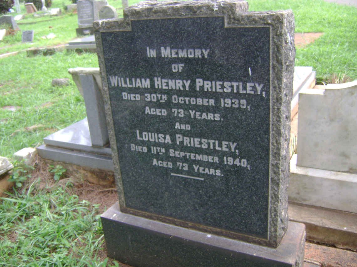 PRIESTLEY William Henry -1939 &amp; Louisa -1940