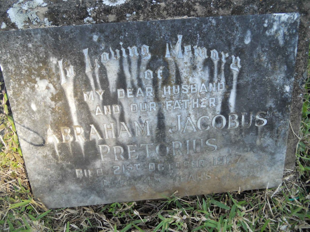 PRETORIUS Abraham Jacobus -1967