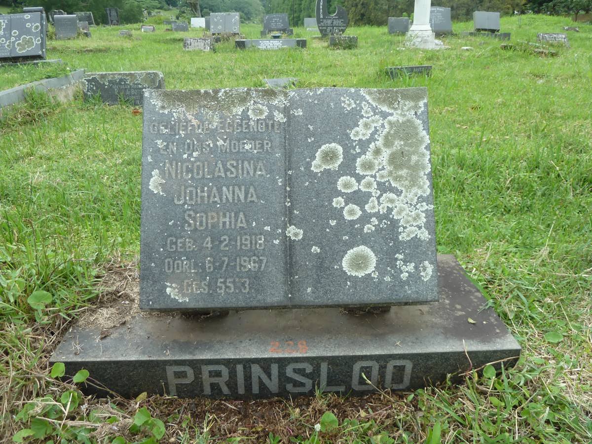 PRINSLOO Nicolasina Johanna Sophia 1918-1967