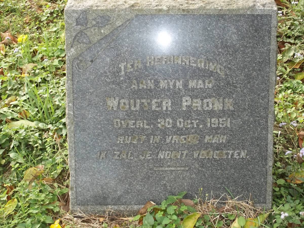 PRONK Wouter -1951