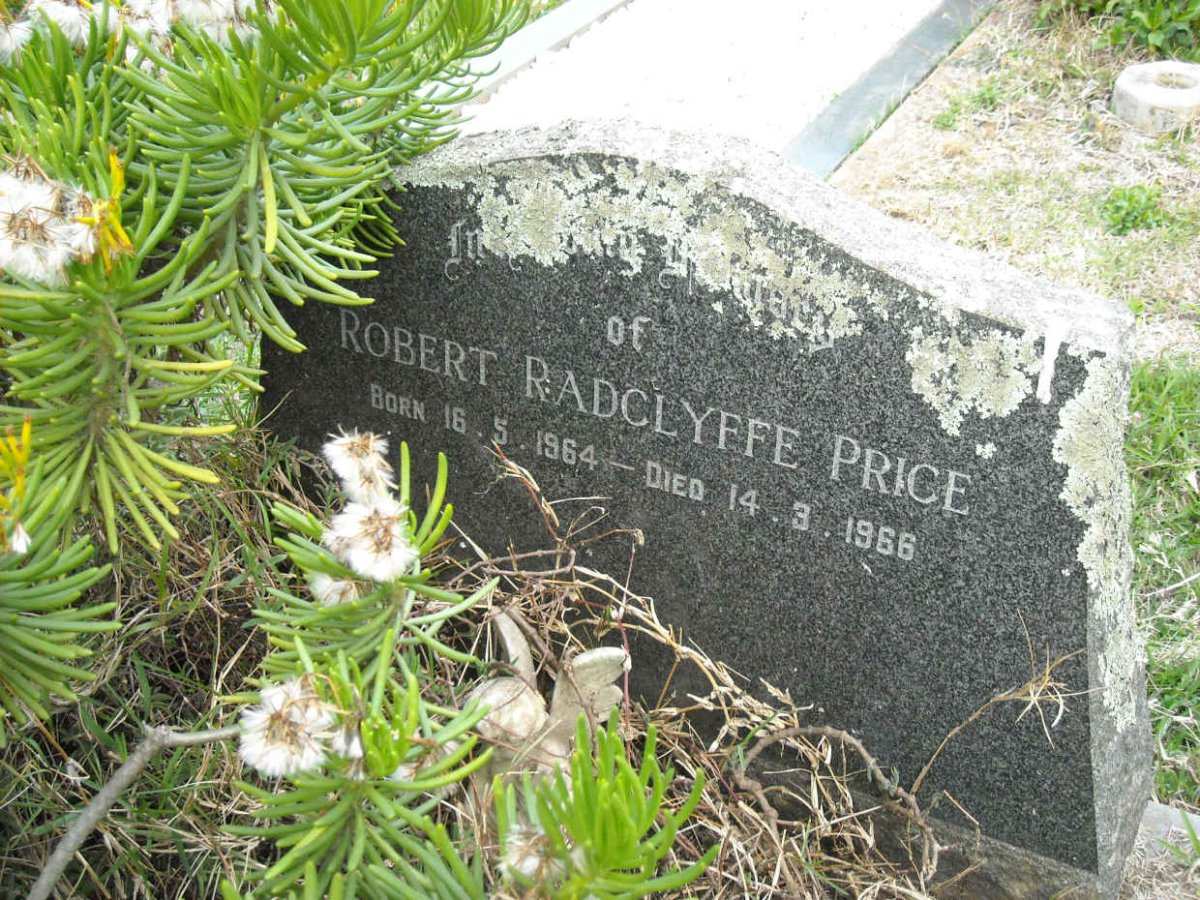 PRICE Robert Radclyffe 1964-1966