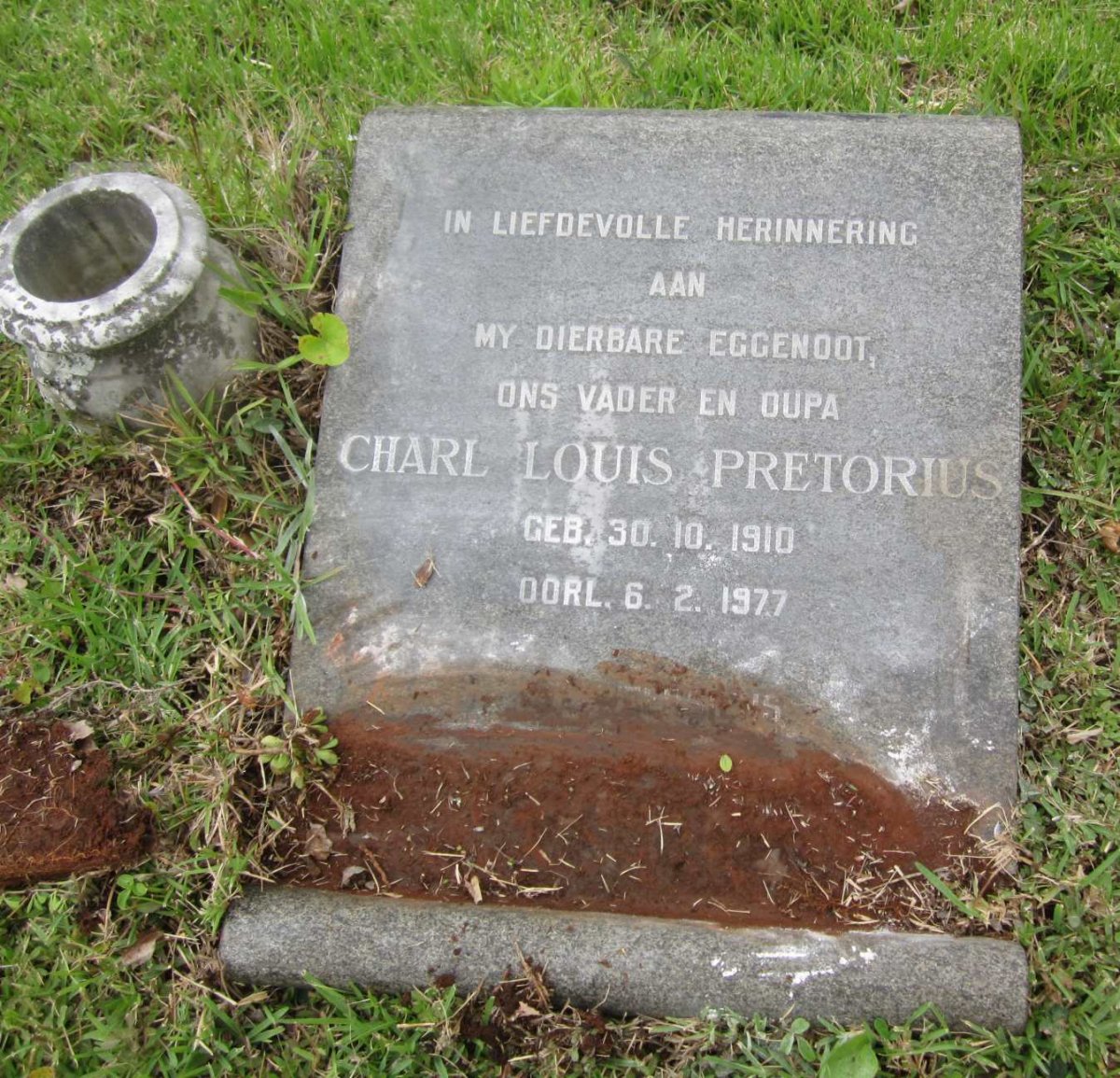 PRETORIUS Charl Louis 1910-1977