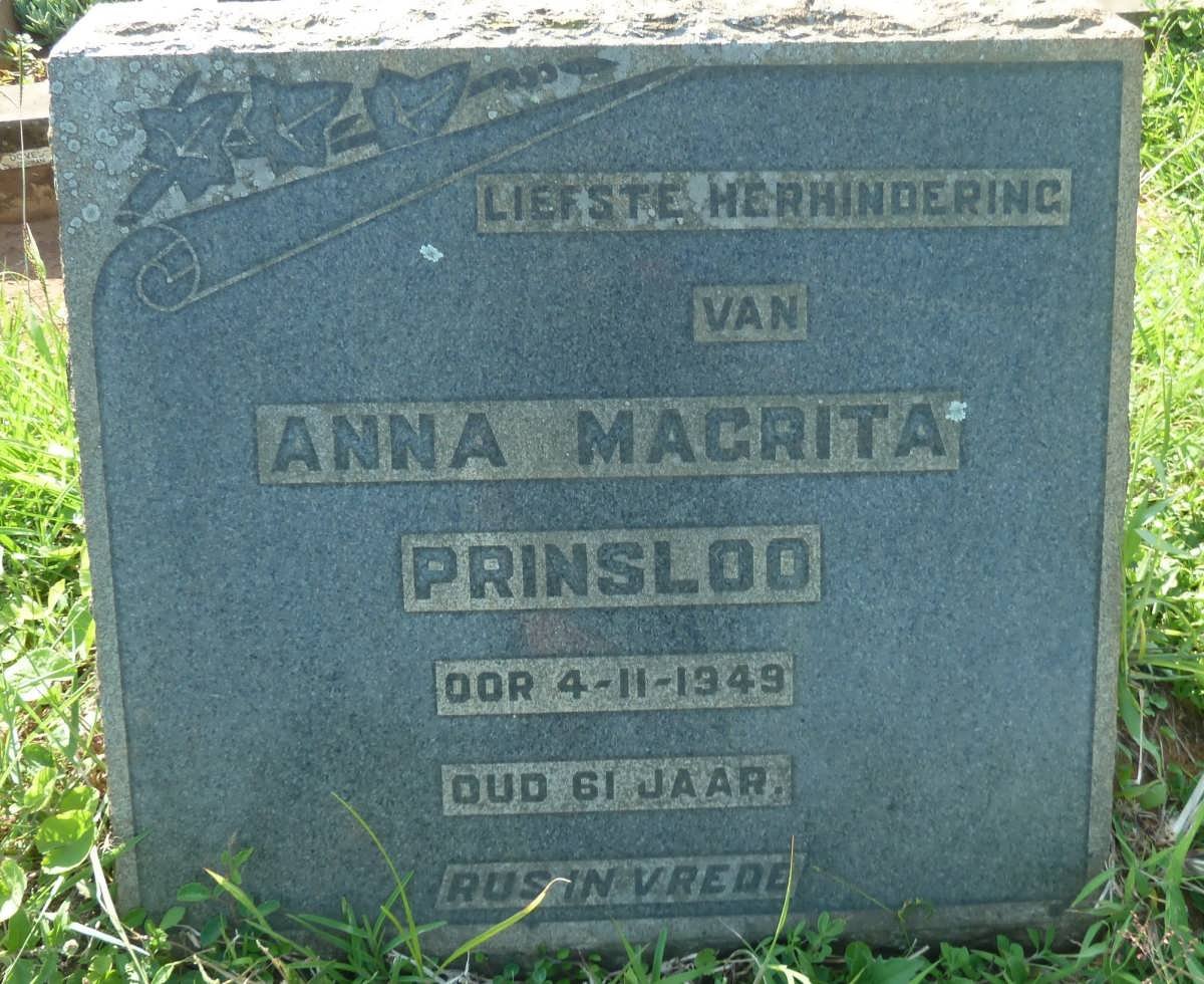 PRINSLOO Anna Magrita -1949