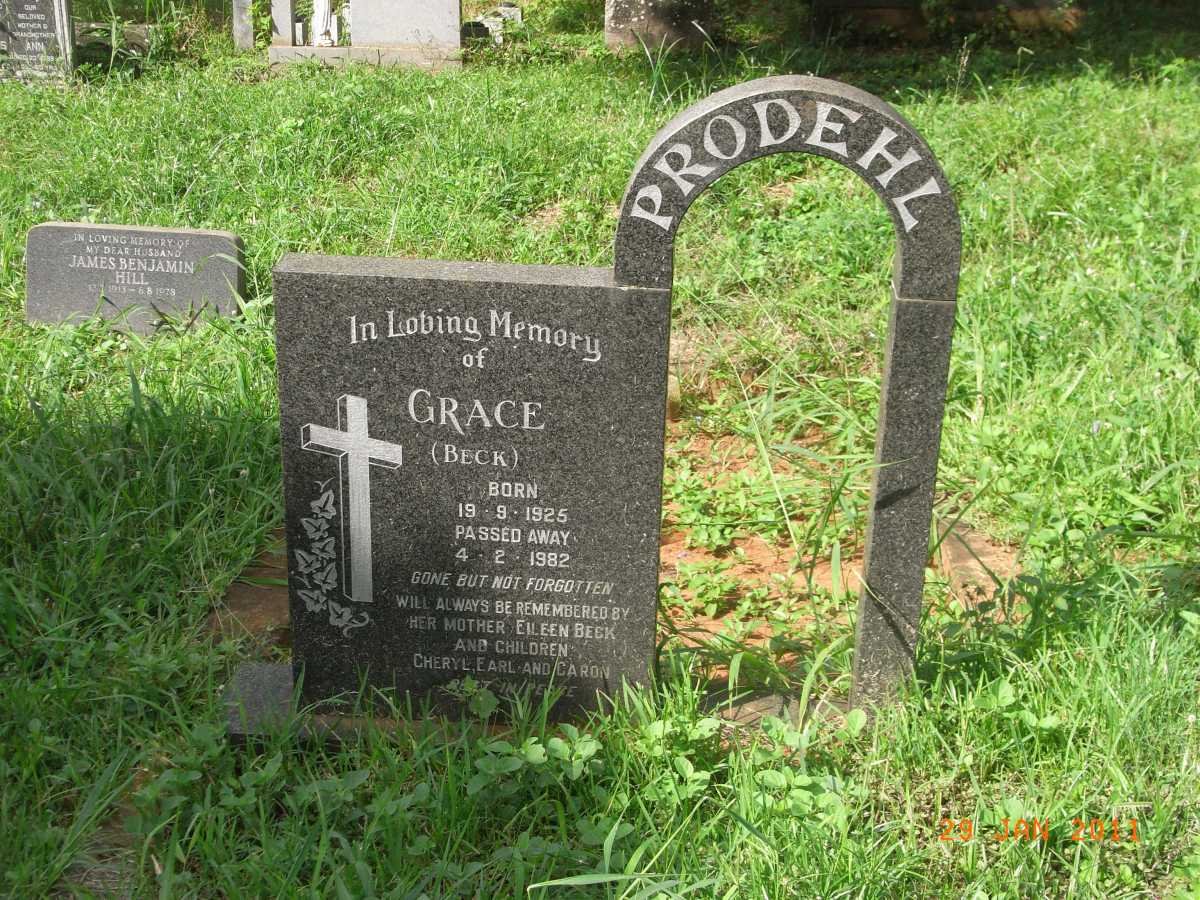 PRODEHL Grace nee BECK 1925-1982