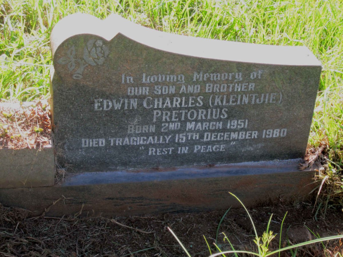 PRETORIUS Edwin Charles 1951-1980