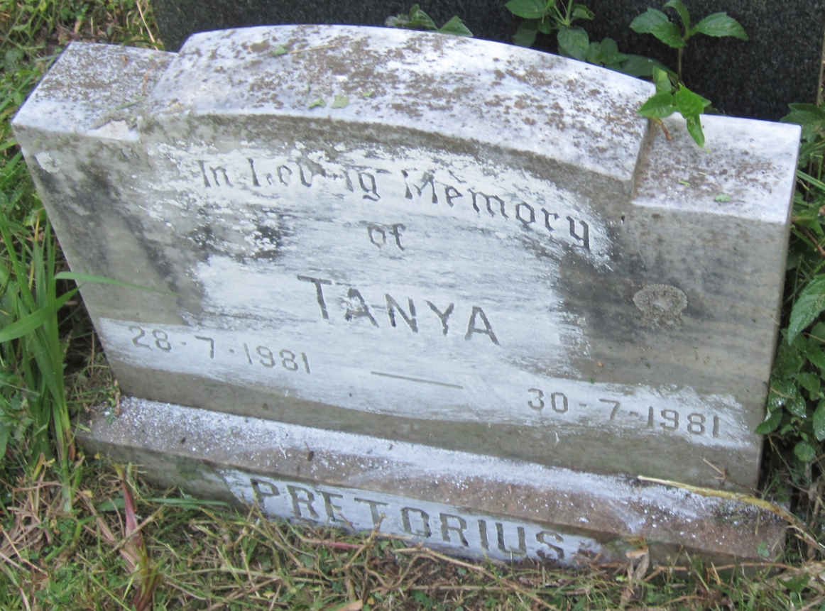 PRETORIUS Tanya 1981-1981
