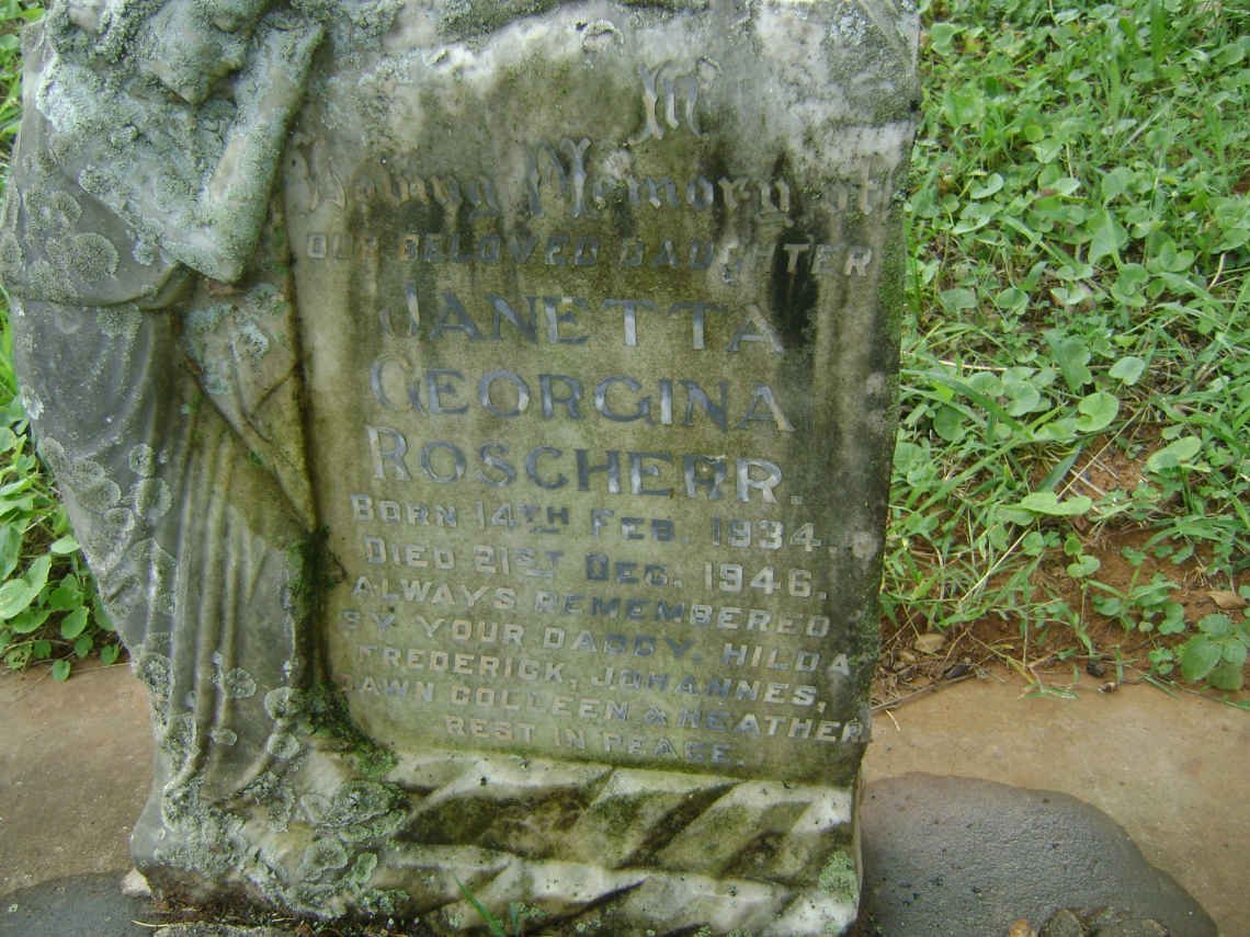 ROSCHERR Janetta Georgina 1934-1946