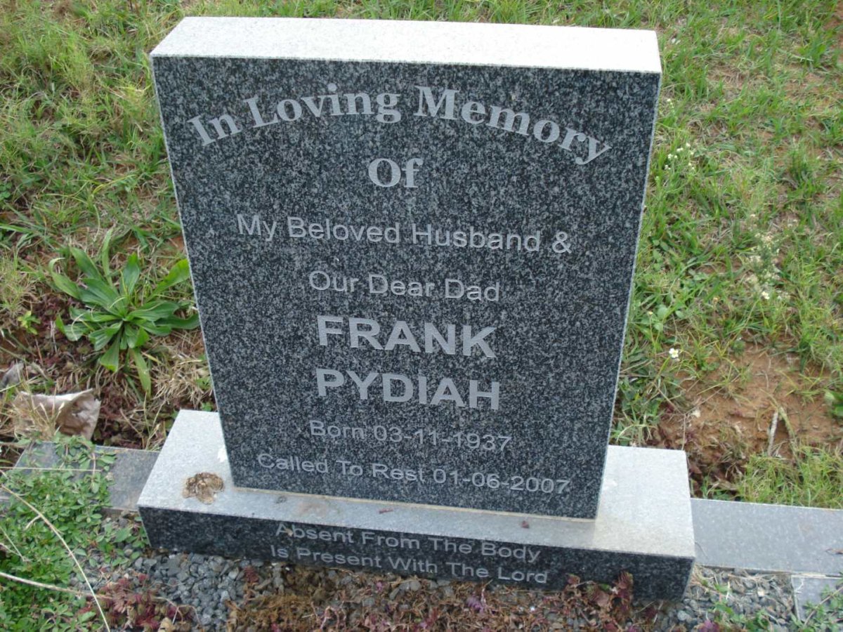 PYDIAH Frank 1937-2007
