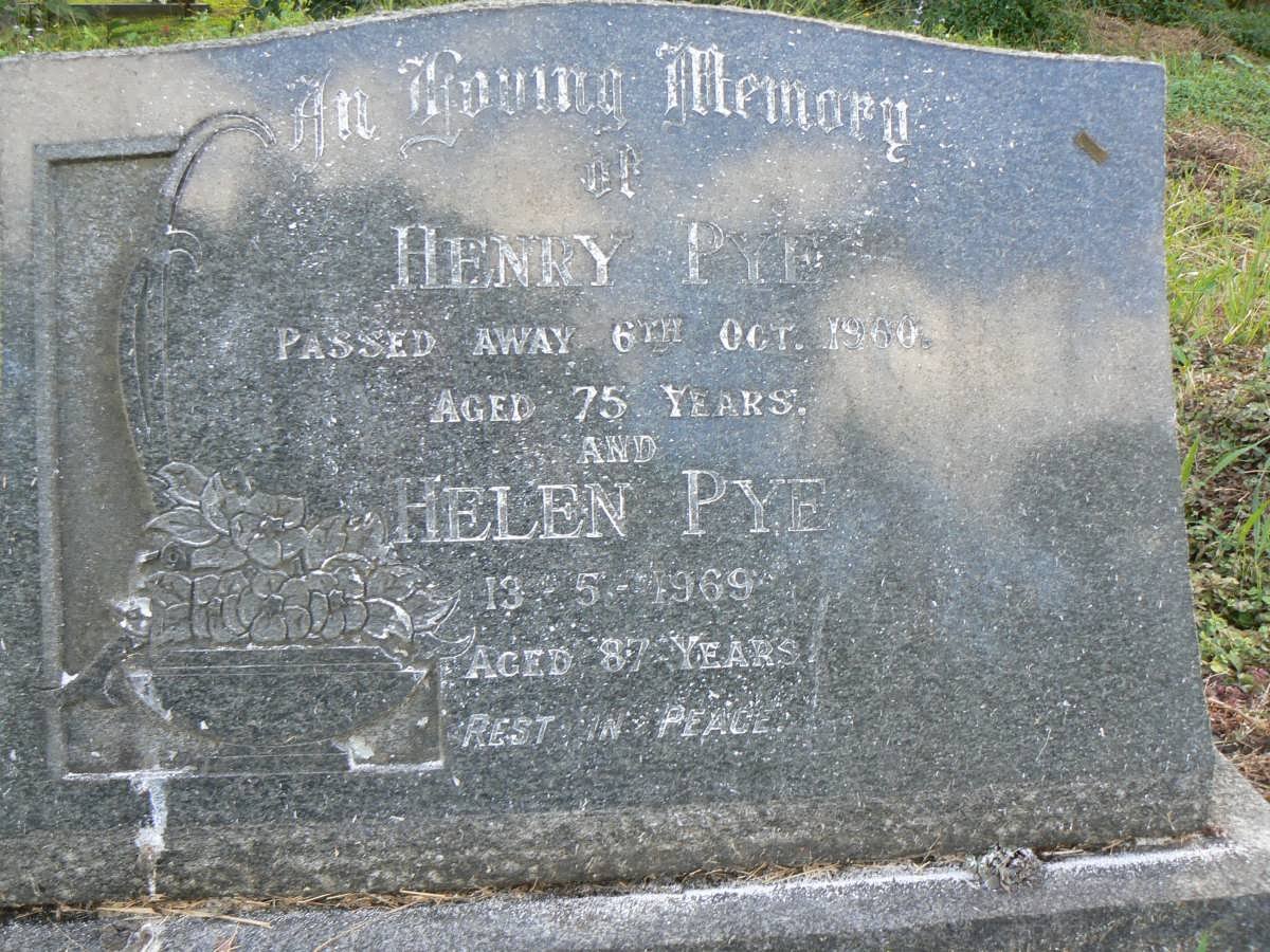 PYE Henry -1960 &amp; Helen -1969