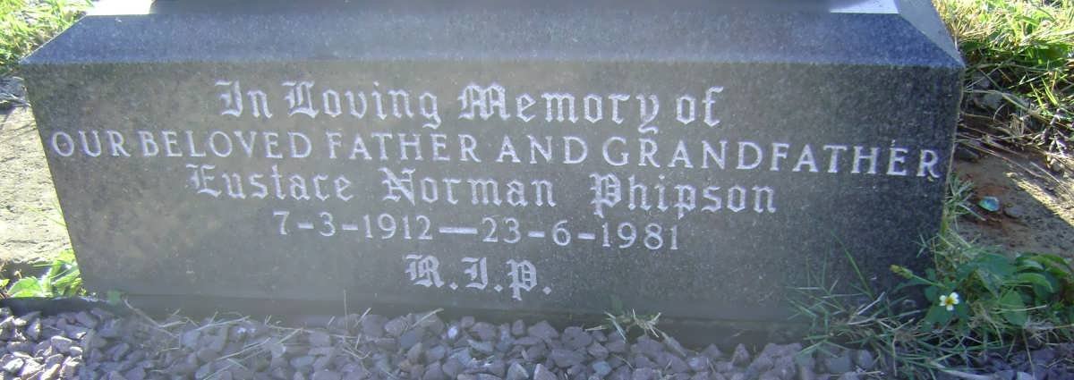 PHIPSON Eustace Norman 1912-1981