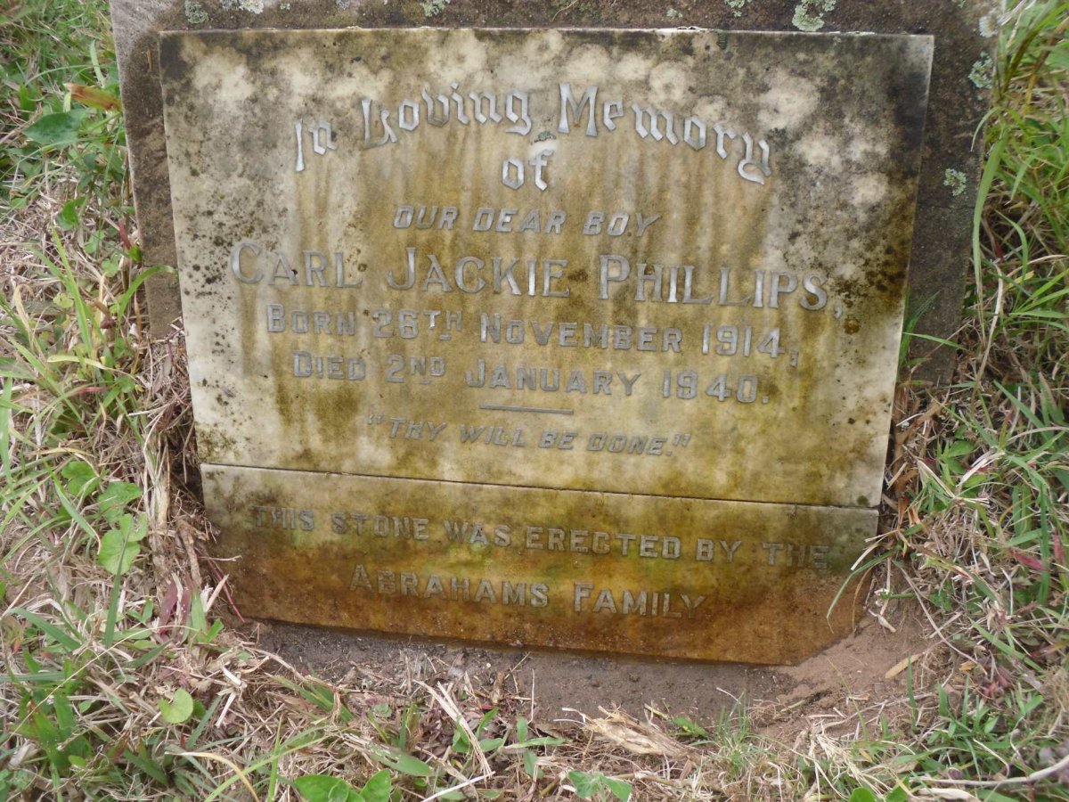 PHILLIPS Carl Jackie 1914-1940