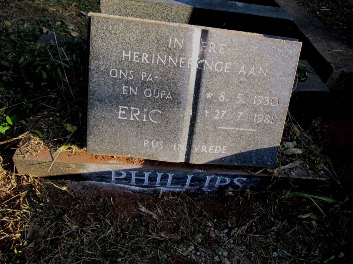 PHILLIPS Eric 1930-1981