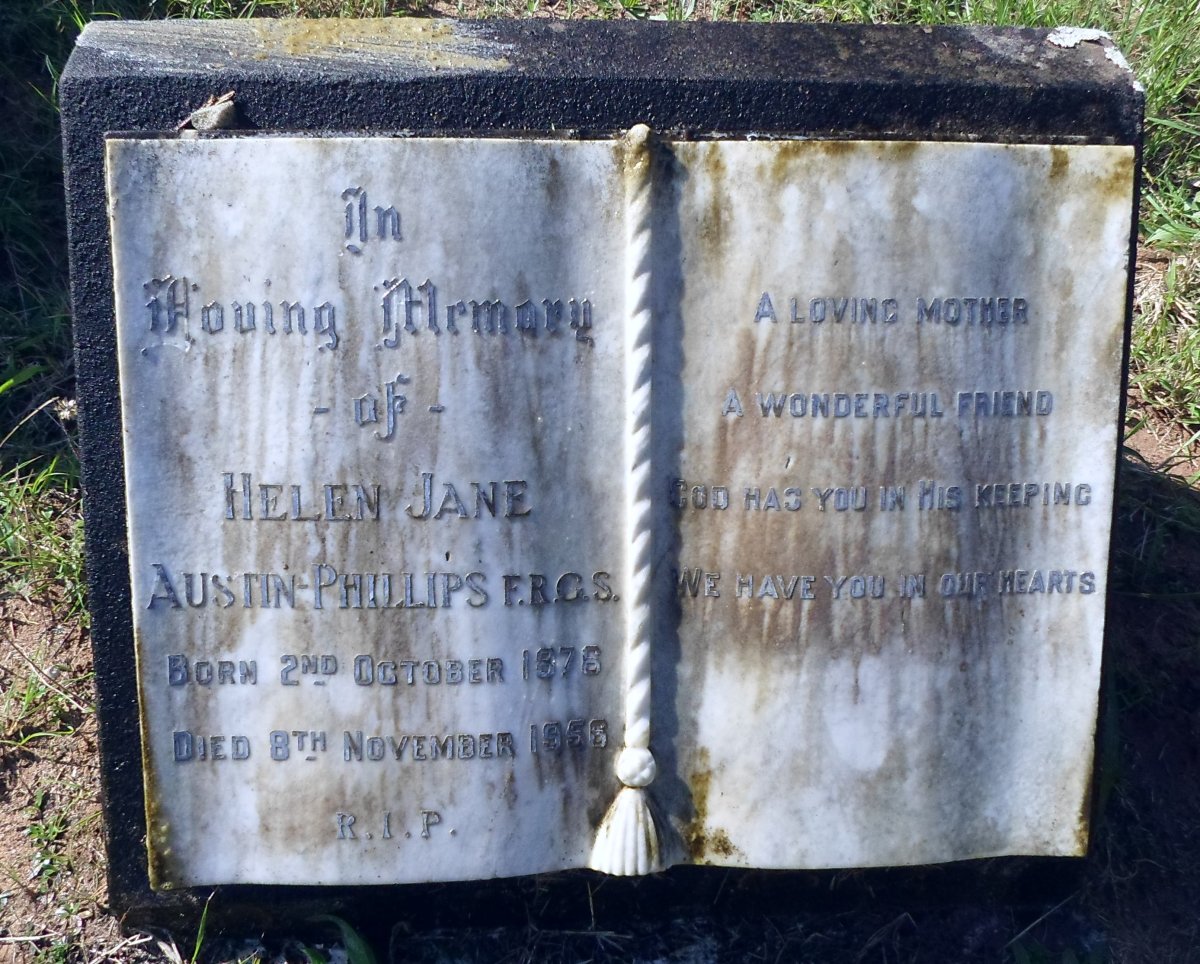 PHILLIPS Helen Jane, AUSTIN 1876-1956