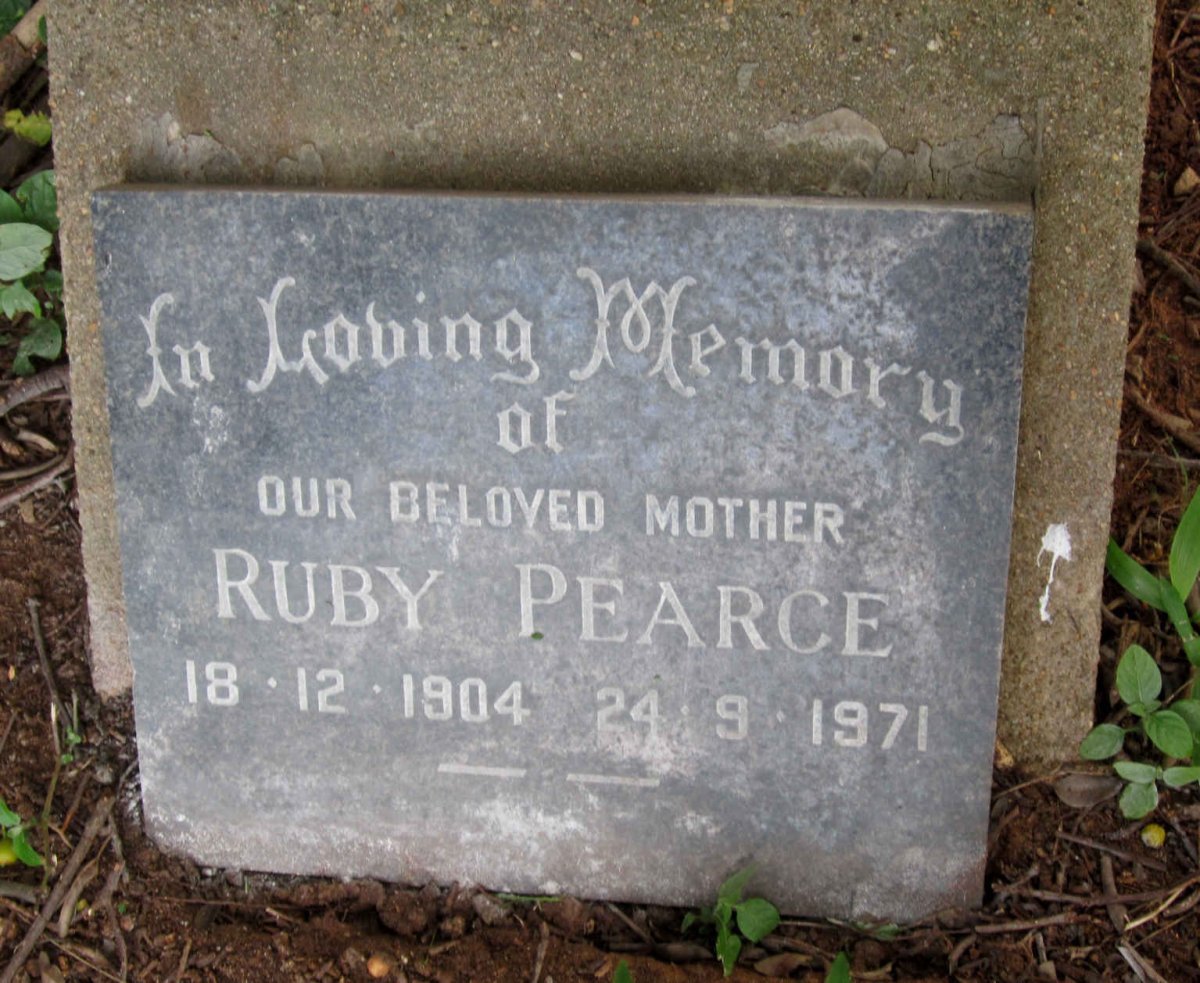 PEARCE Ruby 1904-1971