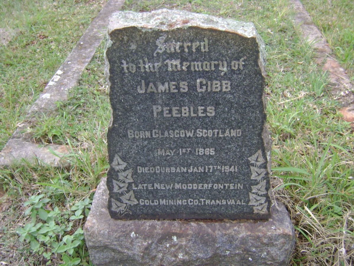PEEBLES James Gibb 1865-1941