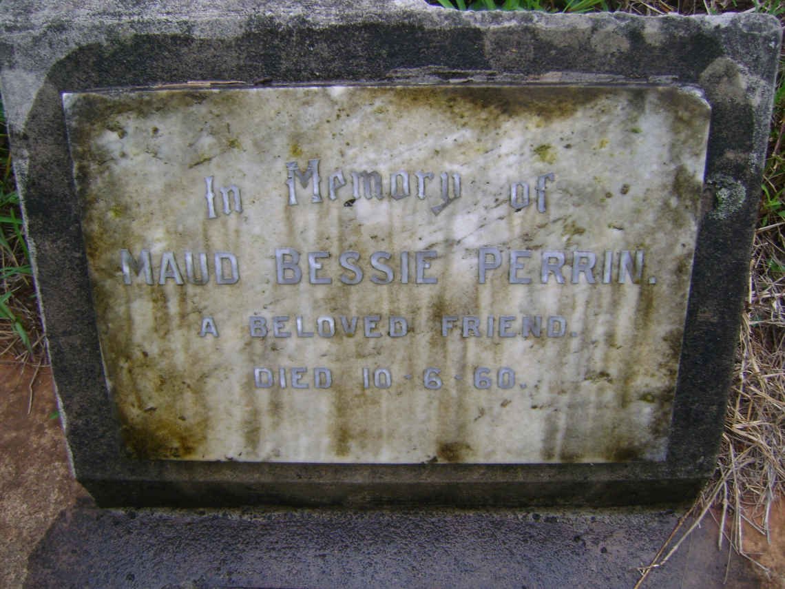 PERRIN Maud Bessie -1960