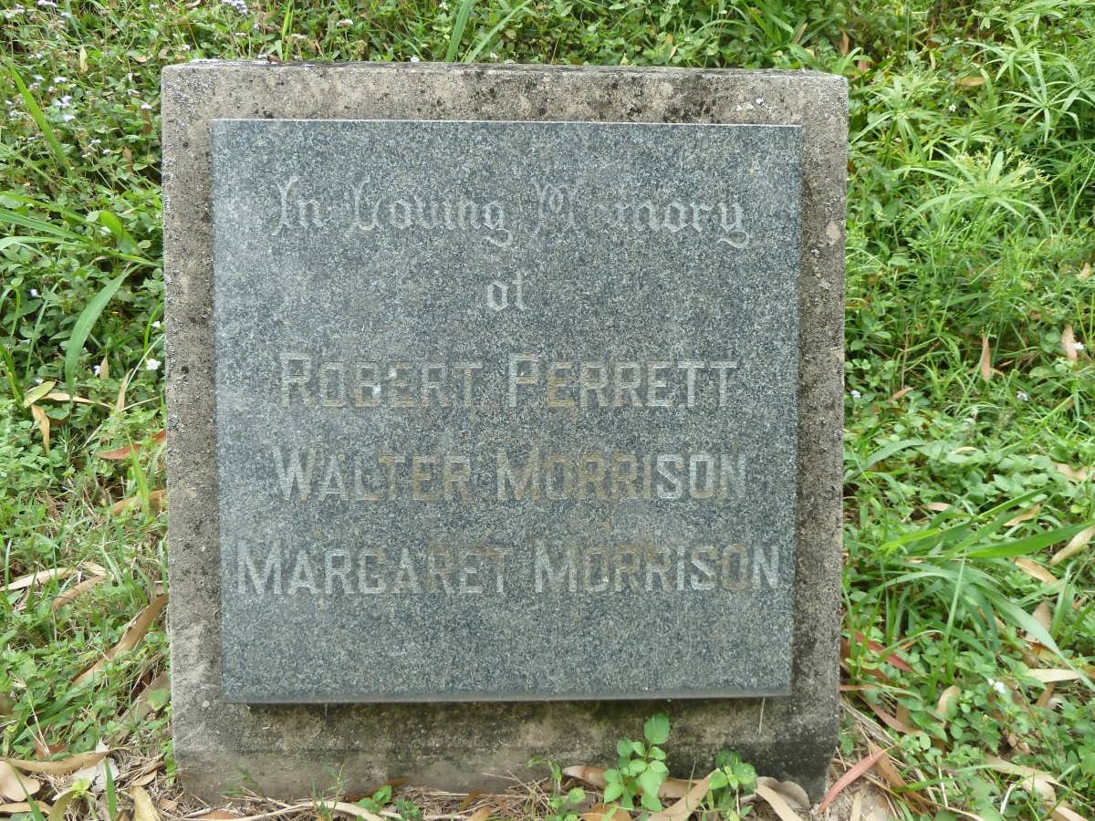 PERRETT Robert -1952 :: MORRISON Walter -1956 &amp; Margaret -1958