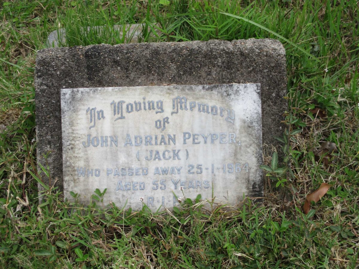 PEYPER John Adrian -1964