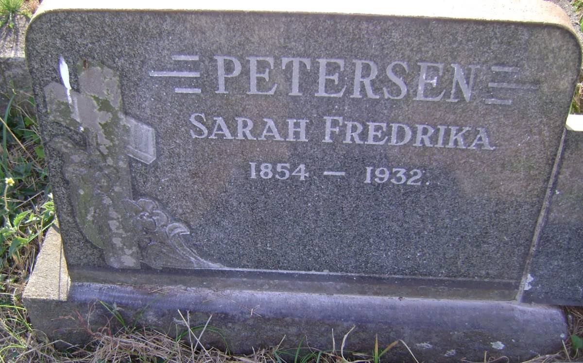 PETERSEN Sarah Fredrika 1854-1932
