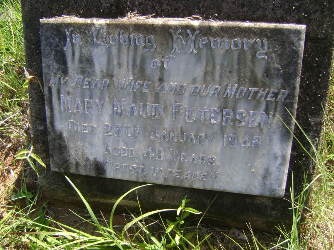 PETERSEN Mary Maud -1946
