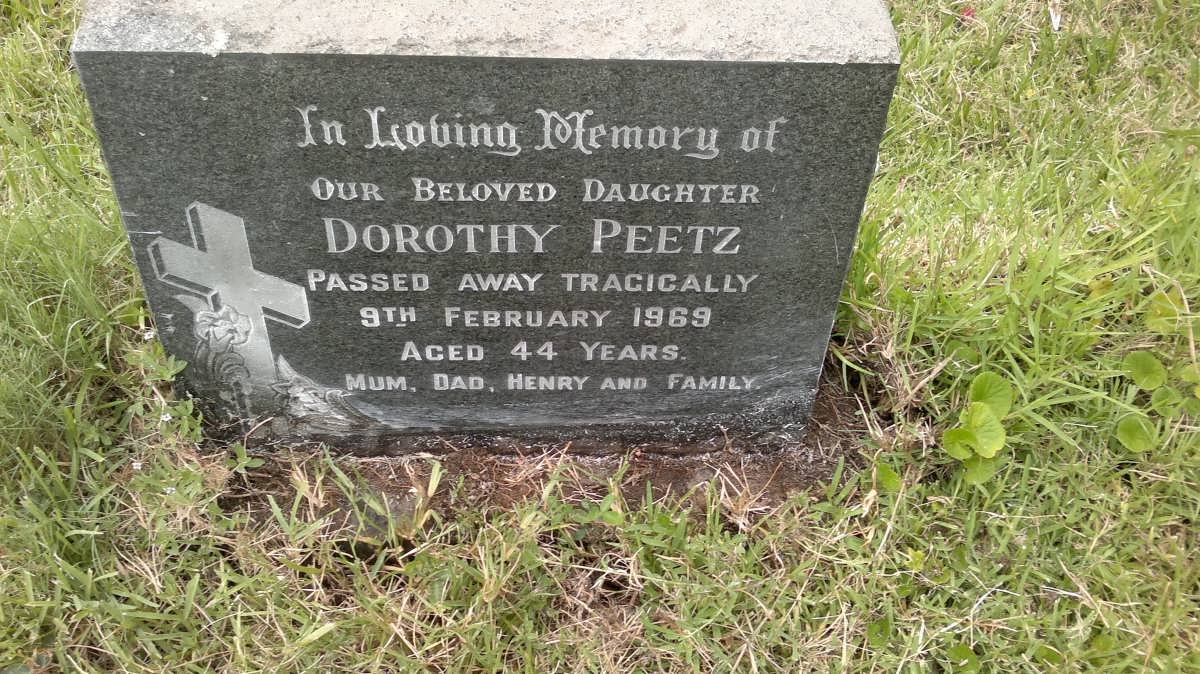 PEETZ Dorothy -1969