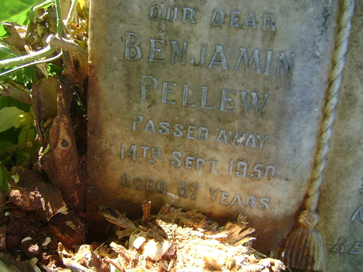 PELLEW Benjamin -1950