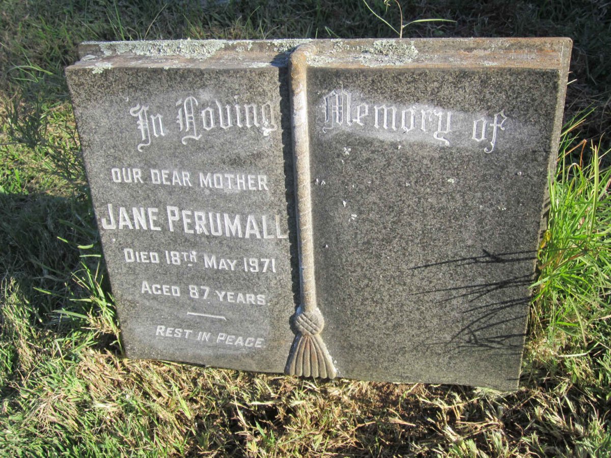 PERUMALL Jane -1971
