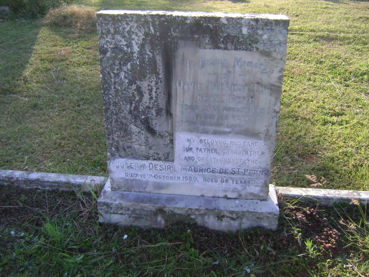 PERN Joseph Desire Maurice, de St. -1980 &amp; Marie Therese Lucy -1951