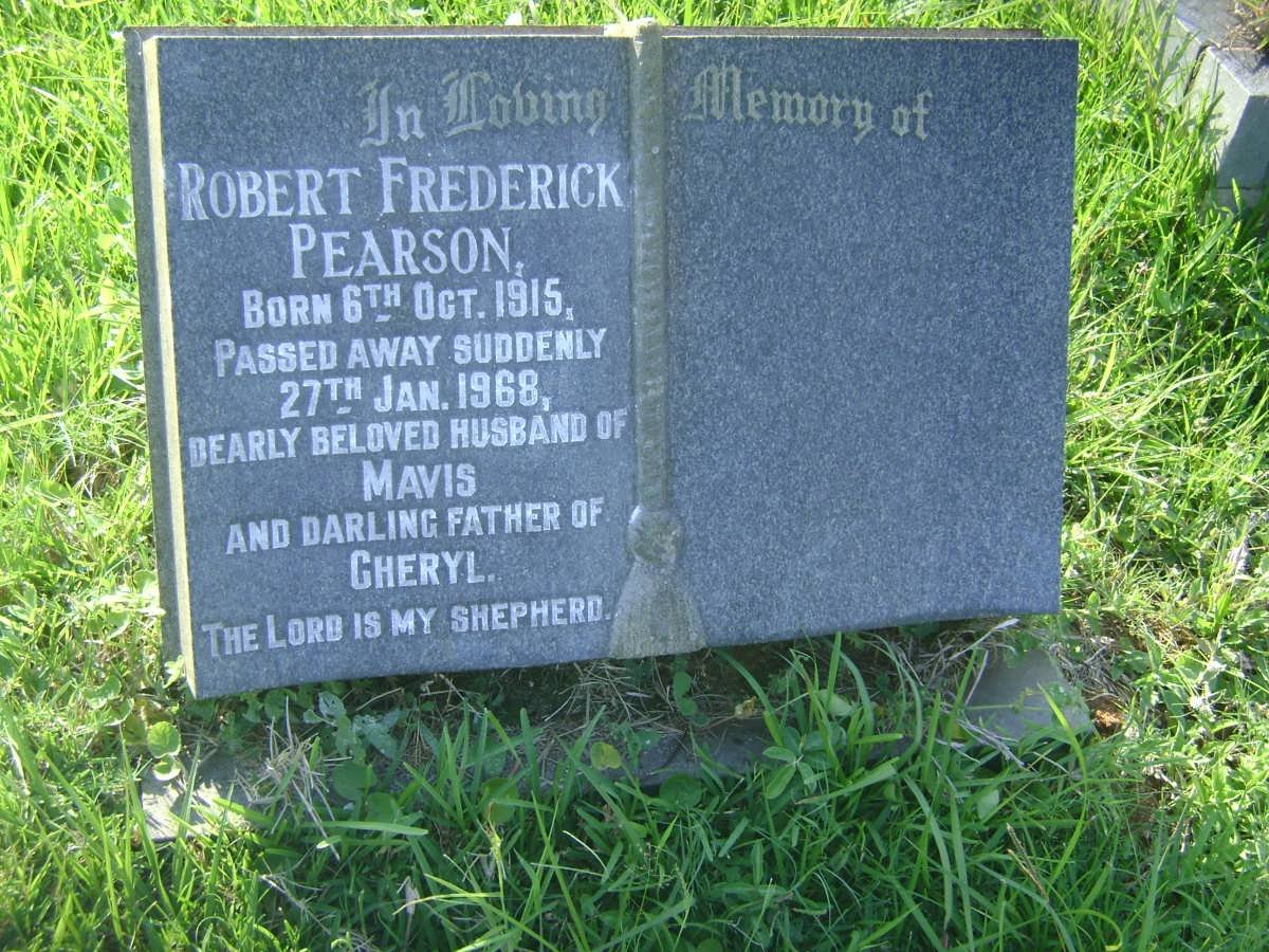 PEARSON Robert Frederick 1915-1968
