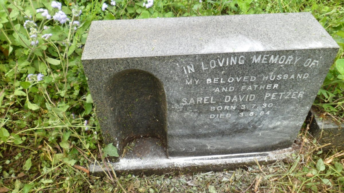 PETZER Sarel David 1930-1984
