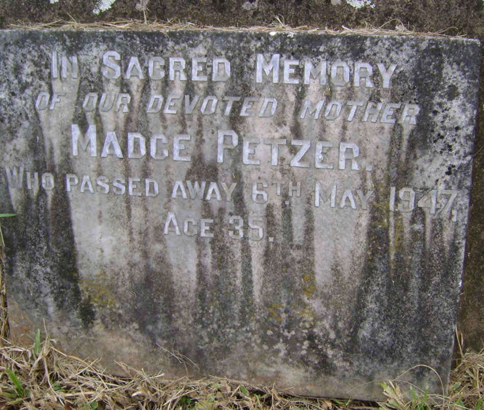PETZER Madge -1947