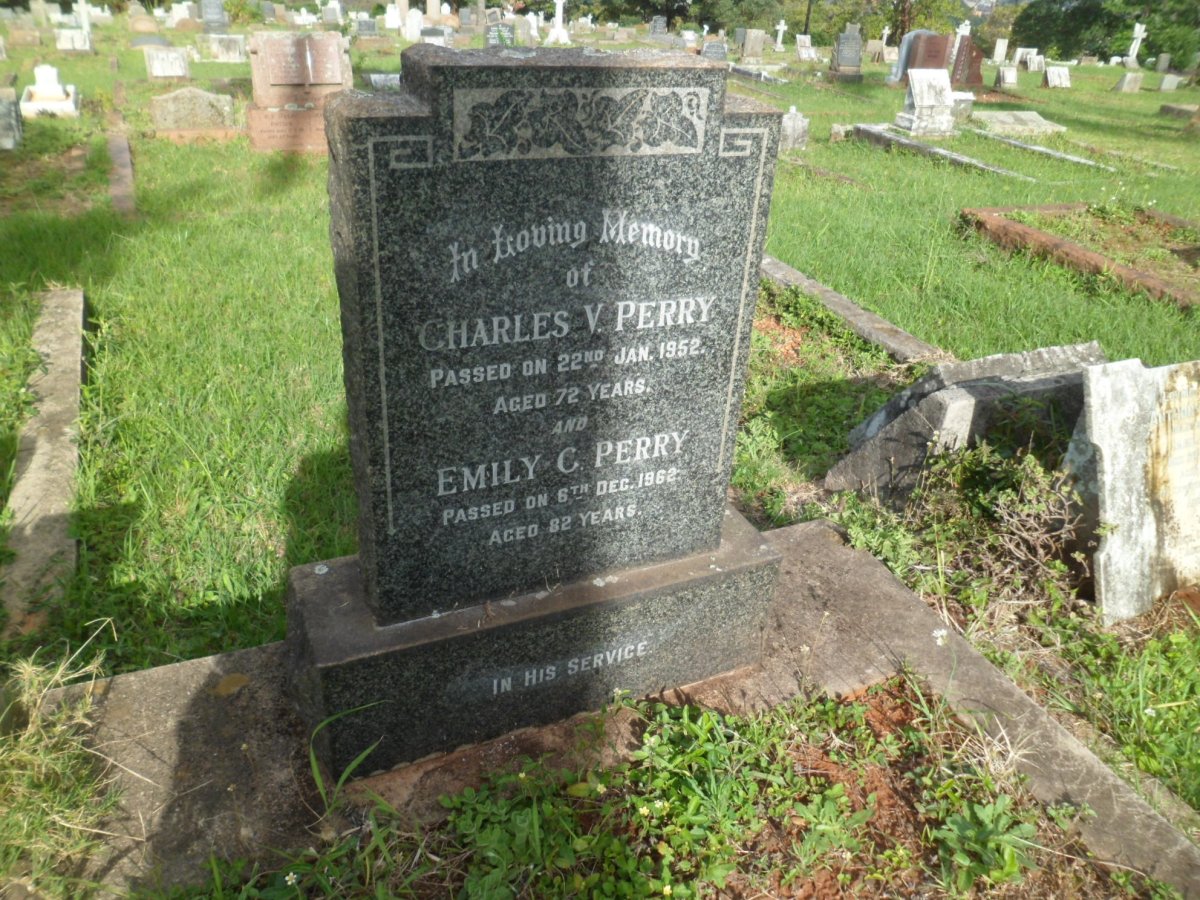 PERRY Charles V. -1952 &amp; Emily C. -1962