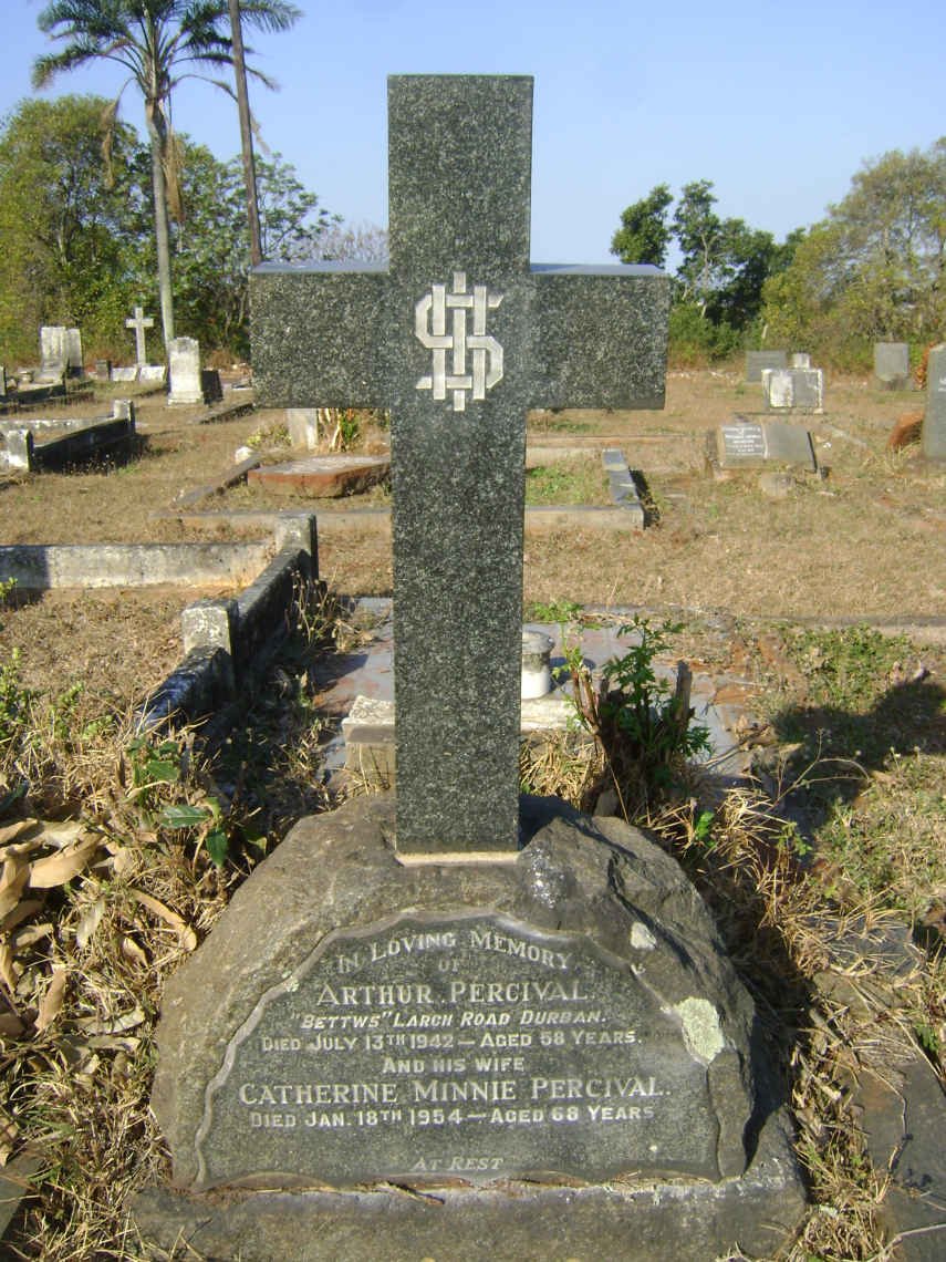 PERCIVAL Arthur -1942 &amp; Catherine Minnie -1954