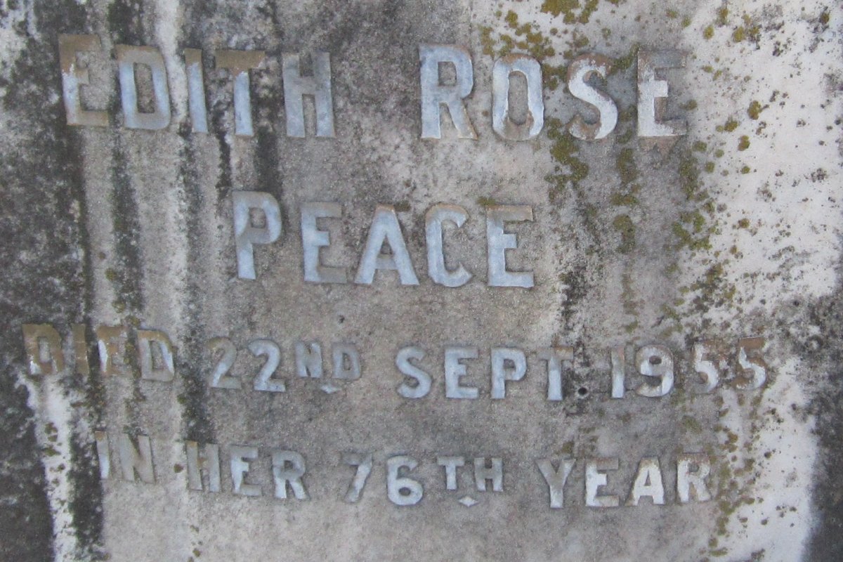 PEACE Edith Rose -1955