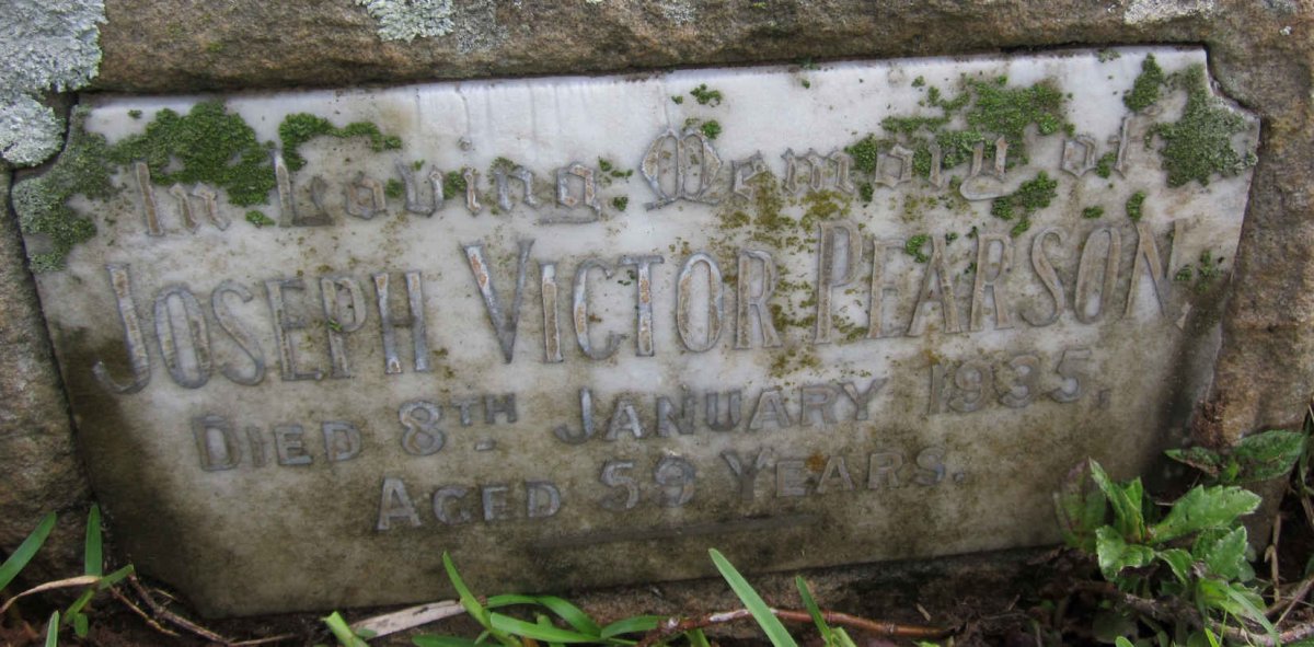 PEARSON Joseph Victor -1935