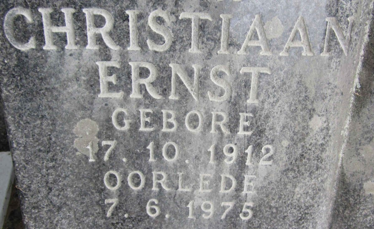 PELSER Christiaan Ernst 1912-1975