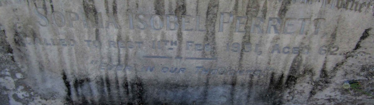 PERRETT Sophia Isobel -1931