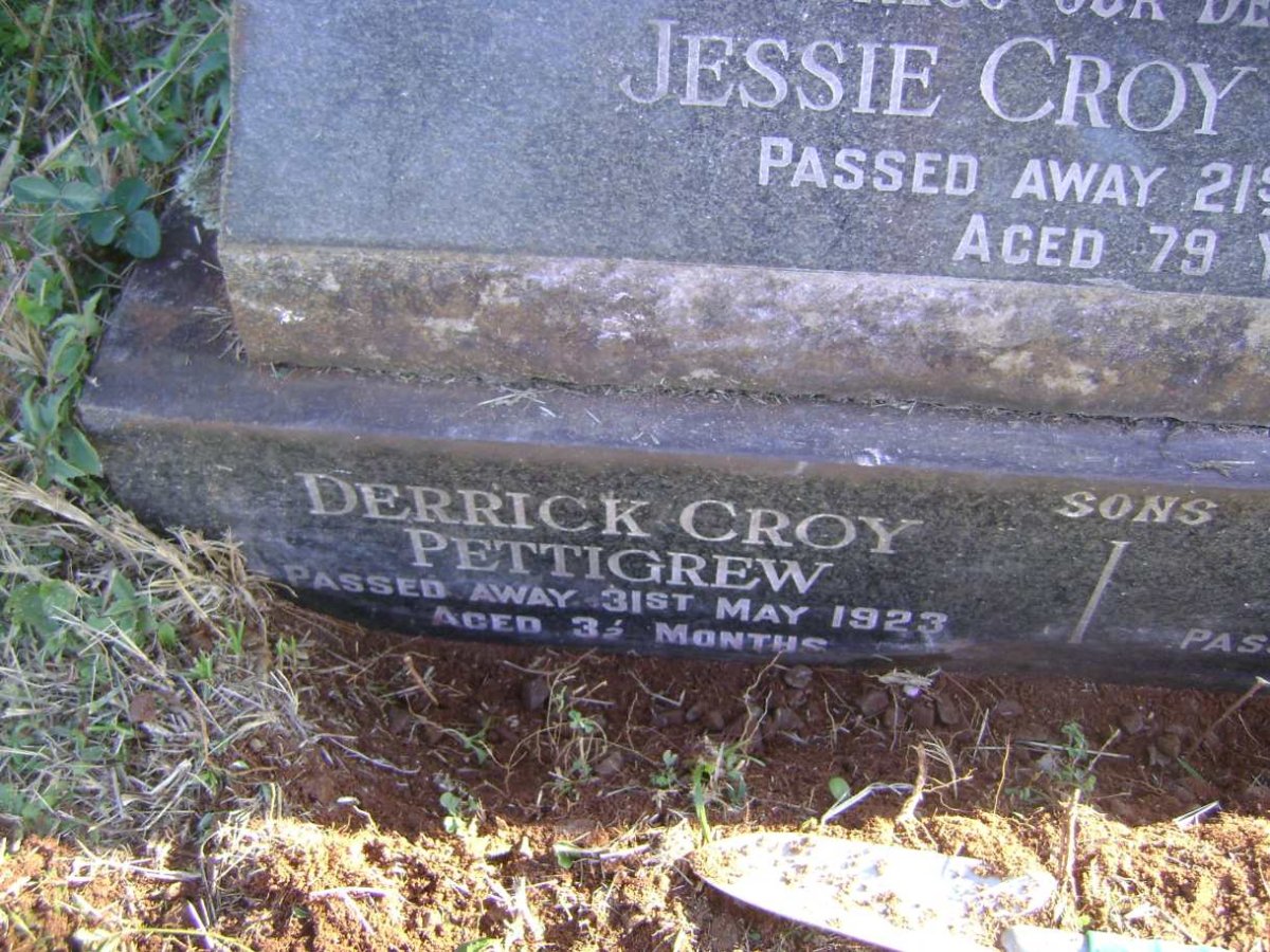 PETTIGREW Derrick Croy -1923