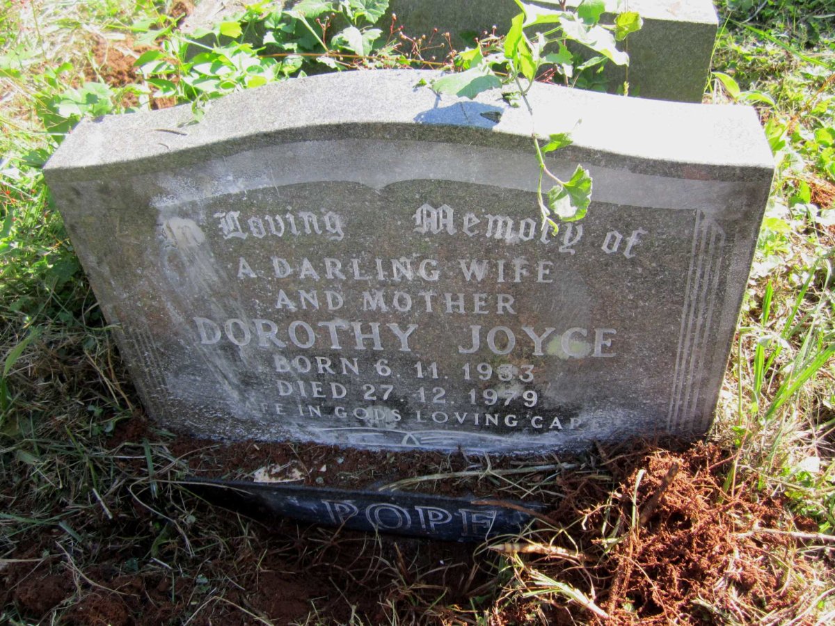 POPE Dorothy Joyce 1933-1979