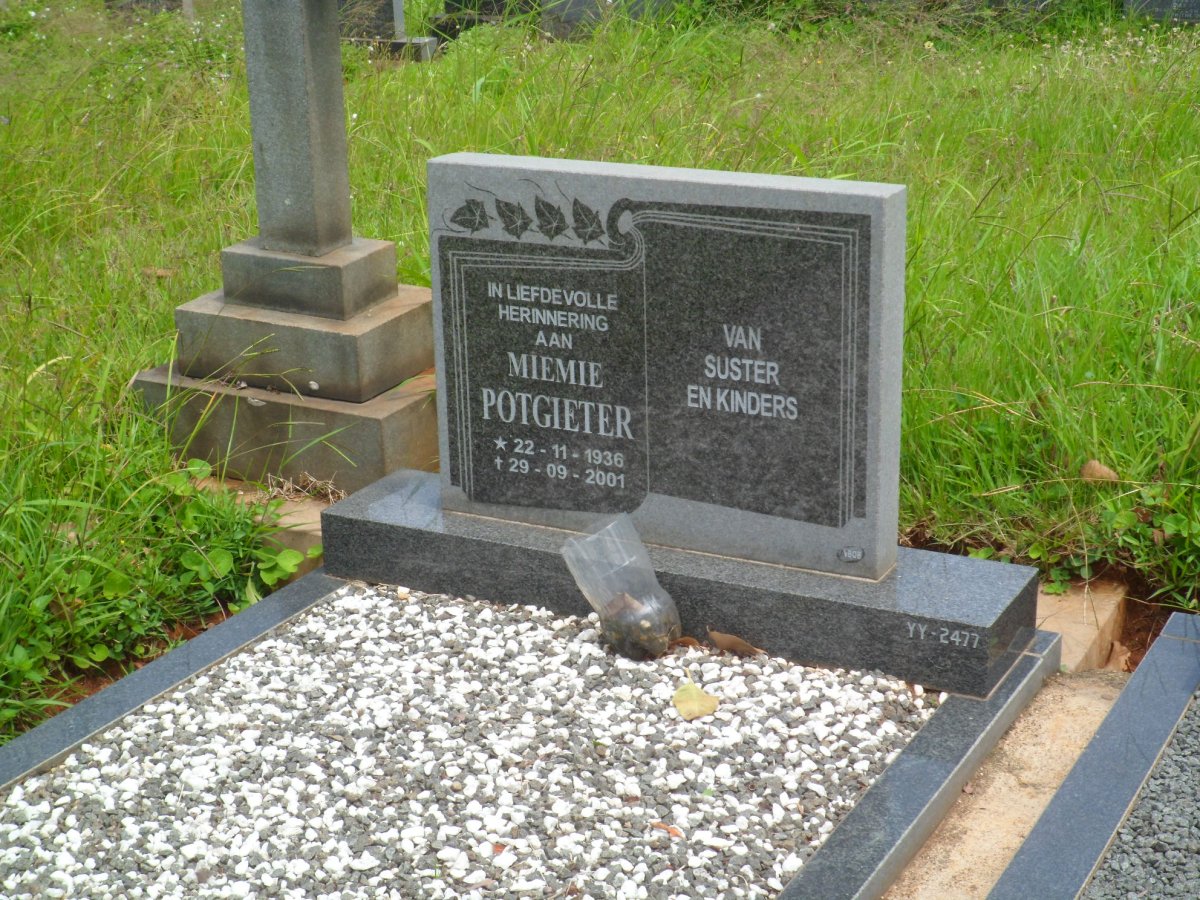 POTGIETER Miemie 1936-2001