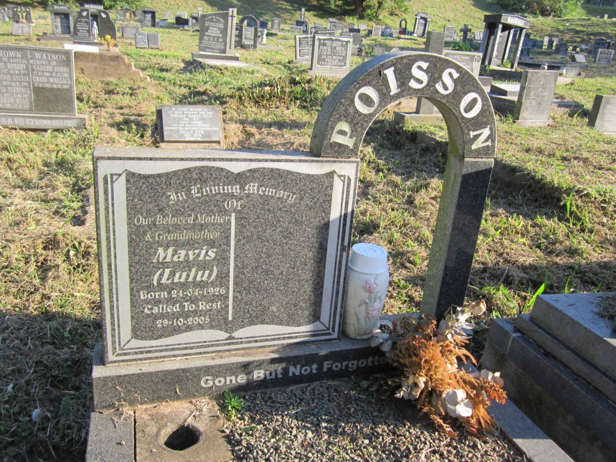 POISSON Mavis 1926-2005