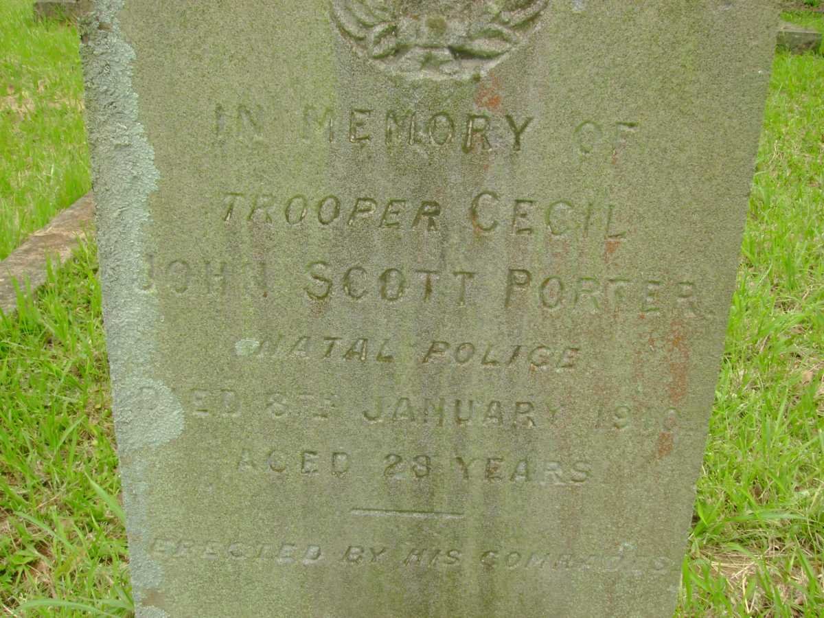 PORTER Cecil John Scott -1946