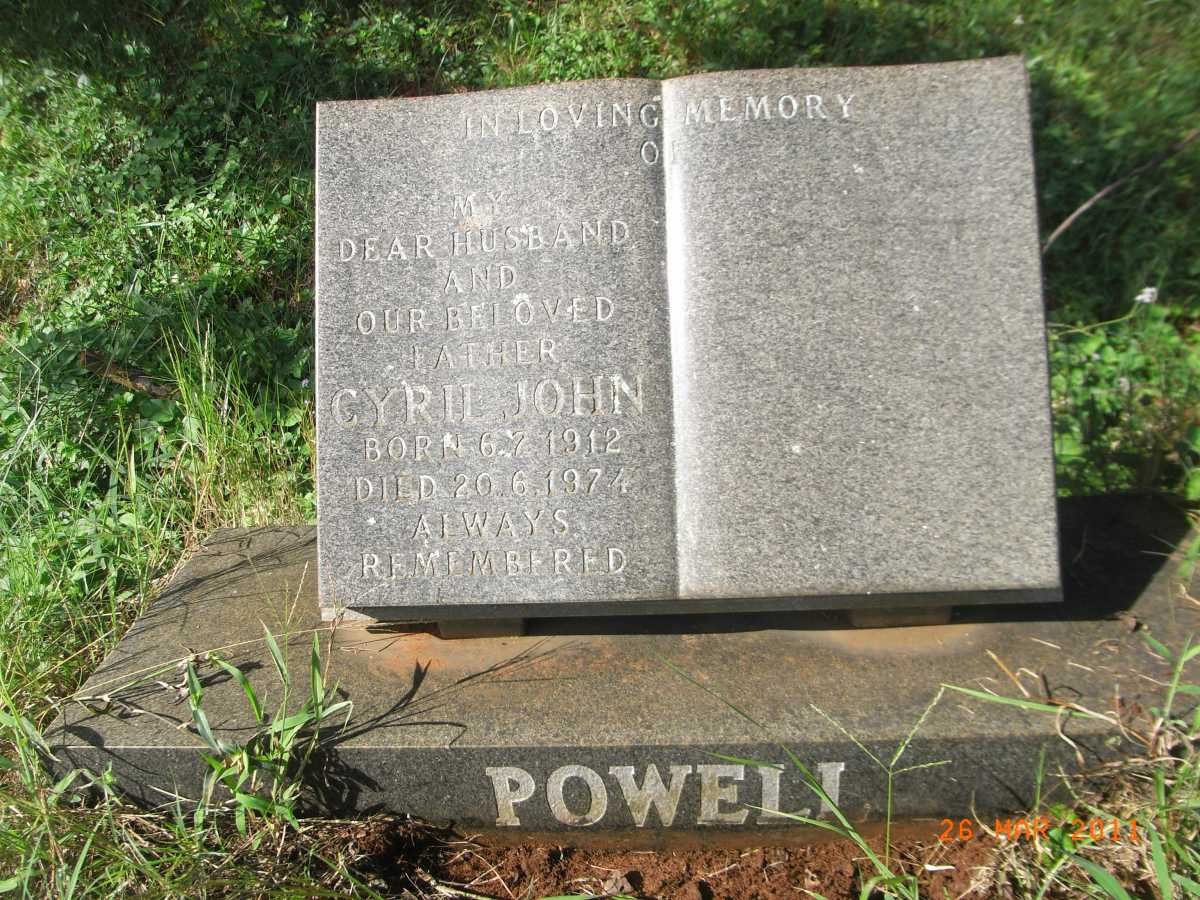 POWELL Cyril John 1912-1974
