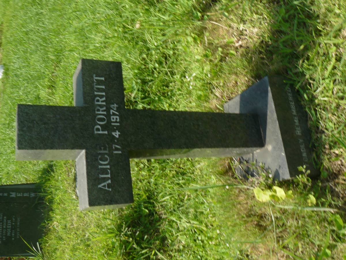 PORRITT Alice -1974