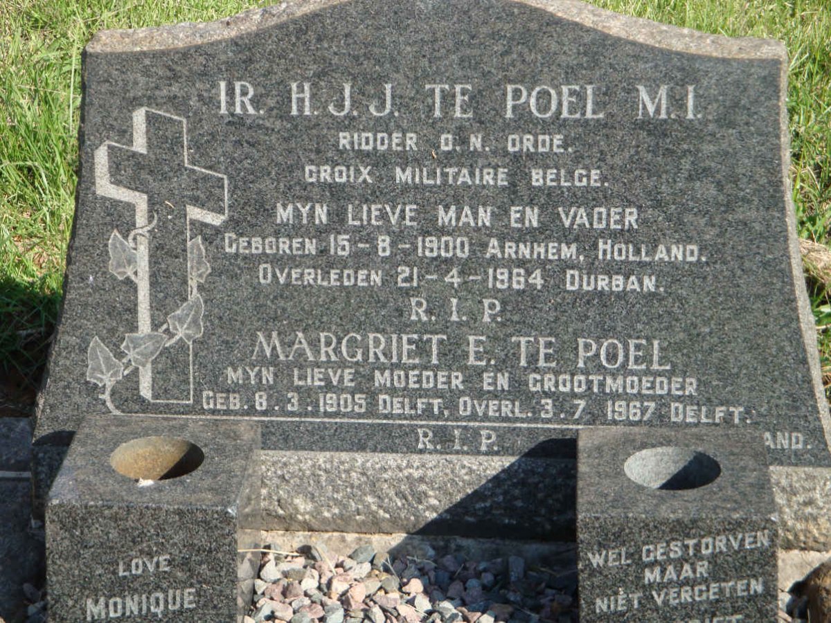 POEL H.J.J., te 1900-1964 &amp; Margriet E. 1905-1967