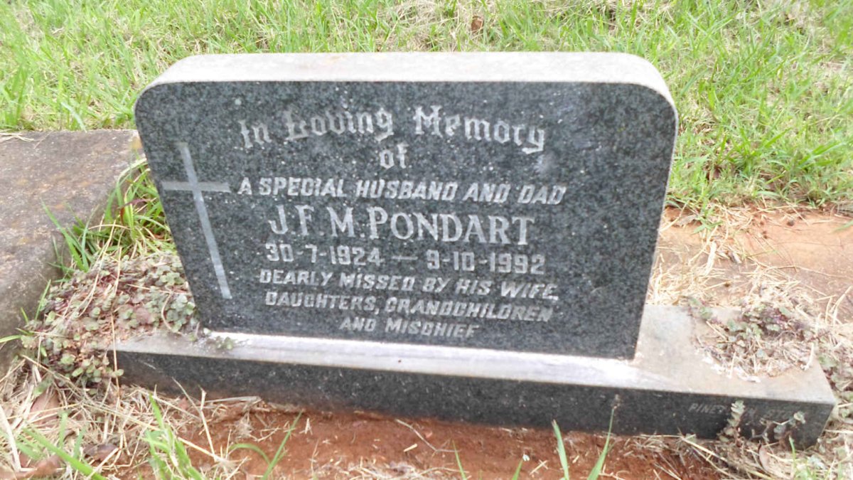 PONDART J.F.M. 1924-1992