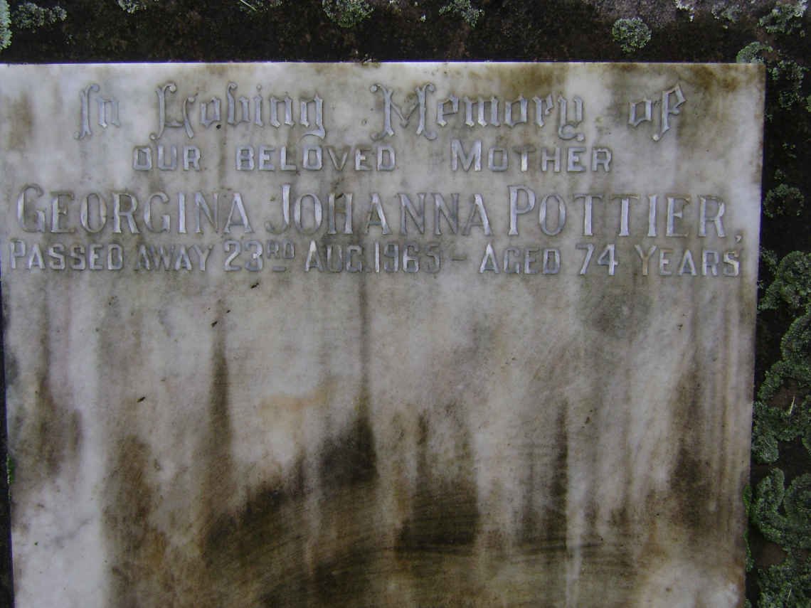 POTTIER Georgina Johanna -1965